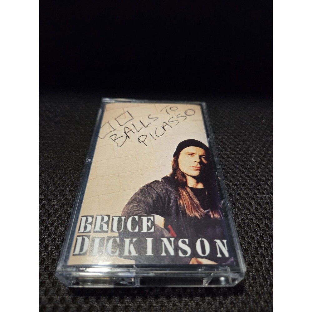Bruce Dickinson Balls To Picasso Cassette  1994 Mercury Iron Maiden Heavy Metal
